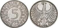 Bundesrepublik Deutschland 5 DM 1958 J Silberadler Sehr sch&ouml;n, winziger ... 200.82 &pound;  +  8.55 &pound; shipping