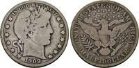 USA Half Dollar 1909 Barber Half Dollar. Sch&ouml;n 29.91 &pound;  +  8.55 &pound; shipping