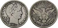 USA Half Dollar 1911 Barber Half Dollar. Sch&ouml;n/Sehr sch&ouml;n 34.18 &pound;  +  8.55 &pound; shipping