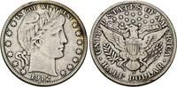USA Half Dollar 1912 D Barber Half Dollar. Sehr sch&ouml;n 55.55 &pound;  +  8.55 &pound; shipping