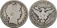USA Half Dollar 1915 Barber Half Dollar. Sch&ouml;n 106.82 &pound;  +  8.55 &pound; shipping