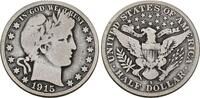 USA Half Dollar 1915 S Barber Half Dollar. Sch&ouml;n 29.91 &pound;  +  8.55 &pound; shipping