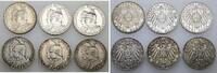 Preussen 6 x 2 Mark 1901 (A) Wilhelm II. 1888-1918. sehr sch&ouml;n - vorz&uuml;gl... 149.55 &pound;  +  8.55 &pound; shipping