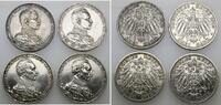 Preussen 4 x 3 Mark 1913 A Wilhelm II. 1888-1918. Vorz&uuml;glich 141.00 &pound;  +  8.55 &pound; shipping