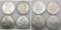 Preussen 4 x 3 Mark 1914 A Wilhelm II. 1888-1918. sehr sch&ouml;n, sehr sch&ouml;n... 141.00 &pound;  +  8.55 &pound; shipping