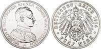 Preussen 5 Mark 1914 A Wilhelm II. 1888-1918. Sehr sch&ouml;n, gereinigt 59.82 &pound;  +  8.55 &pound; shipping