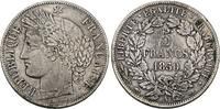 Frankreich 5 Francs 1850 A Zweite Republik. Sehr sch&ouml;n 51.27 &pound;  +  8.55 &pound; shipping