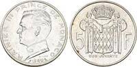 Monaco 5 Francs 1960 Rainier III. Vorz&uuml;glich 25.64 &pound;  +  8.55 &pound; shipping
