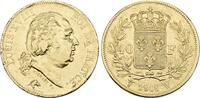 Frankreich 40 Francs Louis XVIII. 1814, 1815-1824. -