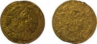 FRANCE FEODALE BESANÇON Besançon, Ville.  Double Ducat 1642-1665 