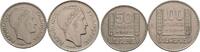 Algerien 50 + 100 Francs Französisch Algerien, (1830 - 1962) -