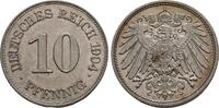 DEUTSCHES REICH  10 Pfennig 1904 E. Polierte Platte