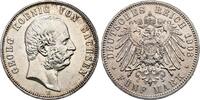 SACHSEN, KÖNIGREICH 5 Mark 1903. Georg, 1902-1904 Vorzüglich 216.74 £  +  43.35 £ shipping