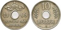 DEUTSCH-OSTAFRIKA 10 Heller 1909 J. Sehr schön 30.34 £  +  43.35 £ shipping