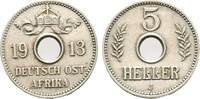 DEUTSCH-OSTAFRIKA 5 Heller 1913 J. Sehr schön 26.01 £  +  43.35 £ shipping