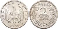 WEIMARER REPUBLIK 2 Mark 1931 D Vorzüglich/Stempelglanz 104.03 £  +  43.35 £ shipping