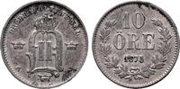 Schweden 10 Öre 1875. Königreich Oskar II., 1872-1907, bis 1905 König vo... 130.04 £  +  43.35 £ shipping
