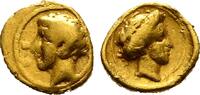 Kyrenaika Goldobol (1/10 Stater) 331/322 v. Chr., Kyrene F-VF
