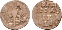 Russland Cu-Polushka (1/4 Kopeke) Kaiserreich Peter I. der Große, 1689-1725 -