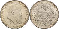 Bayern 5 Mark 1911 D Luitpold, Prinzregent Min. Kr. u. Rf., vz-St 130.04 £  +  173.39 £ shipping
