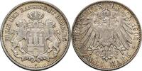 Hamburg 2 Mark 1902 J Min. Kr., ss+ 34.68 £  +  173.39 £ shipping
