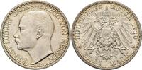 Hessen 3 Mark 1910 A Ernst Ludwig 1892-1918 Feine Kr., min. Rf., vz+ 121.37 £  +  173.39 £ shipping