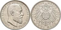 Sachsen-Coburg und Gotha 2 Mark 1895 A Alfred 1893-1900 Min. Kr., vz / St- 1,473.82 £  +  173.39 £ shipping