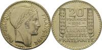 Frankreich 20 Francs 1934 3. Republik 1871-1940 vz-st 26.01 £  +  173.39 £ shipping