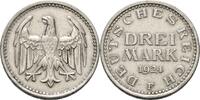 Weimarer Republik 3 Mark 1924 F Kursmünze Rf., Kr., ss-vz 69.36 £  +  173.39 £ shipping