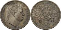 Preußen Vereinstaler 1866 Wilhelm I. (1861-1888) Schöne Tönung, EF