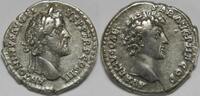Roman Empire AR Denarius Antoninus Pius and Marcus Aurelius as Caesar -
