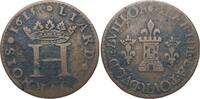 France Liard Tournois Ardennes, rare liard tournois de Sedan, Henri de la tour d'Auvergne -