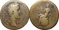 Roman Empire Sestertius Antonin, sesterce ITALIA, Rome, 143-144 après J.-C. -