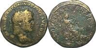 Roman Empire Sesterce Caracalla, sesterce peu courant, Rome -