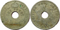 Weltm&uuml;nzen Penny #17093 - British West Affrica One  1913 TTB  25.38 &pound;  +  8.45 &pound; shipping