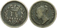 Weltm&uuml;nzen 1 1/2 pence Royaume Uni  Victoria 1843 TTB #5456  27.92 &pound;  +  8.45 &pound; shipping