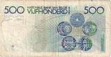Belgium 500 Francs S+ VF(30-35)