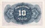 Spain 10 Pesetas 1935 VZ AU(55-58)