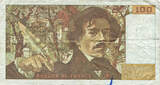 France 100 Francs 1991 Delacroix, A.171, Fayette:69bis.3a2 EF(40-45)