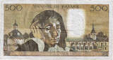 France 500 Francs 1974 Pascal, Q.43, Fayette:71.11 EF(40-45)