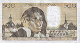 France 500 Francs 1978 Pascal, W.97, Fayette:71.18 AU(50-53)