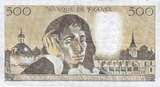 France 500 Francs 1985 Pascal, Z.230, Fayette:71.33 EF(40-45)