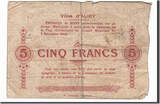 France 5 Francs 1914 Banknote, Pirot:59-157, Auby VF(30-35)