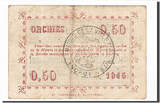 France 50 Centimes 1915 Banknote, Pirot:59-1897, Orchies EF(40-45)