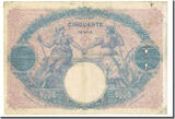 France 50 Francs Bleu et Rose, 1900-01-10, Fayette:14.12, KM:64b VF(20-25)