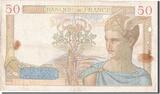 France 50 Francs 1936 Banknote, 50 F 1934-1940 