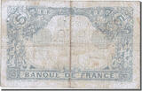France 5 Francs 1913 Banknote, 5 F 1912-1917 