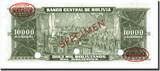 Bolivia 10,000 Bolivianos 1945 Specimen, PMG UNC 64