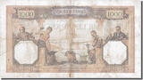 France 1000 Francs 1931 Banknote, 1 000 F 1927-1940 