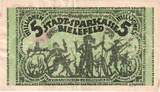 Germany 5 Millionen Mark 1923 Bielefeld, 1923-08-11 EF(40-45)